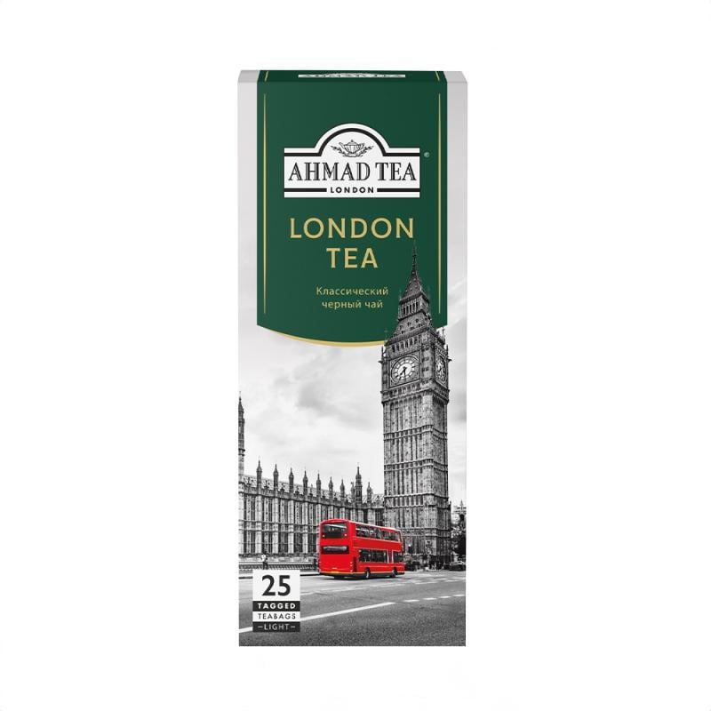 Чай чёрный "London Tea", Ahmad, 25 пакетиков