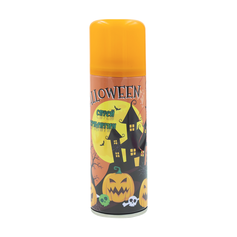 Спрей-серпантин "Halloween", в ассортименте