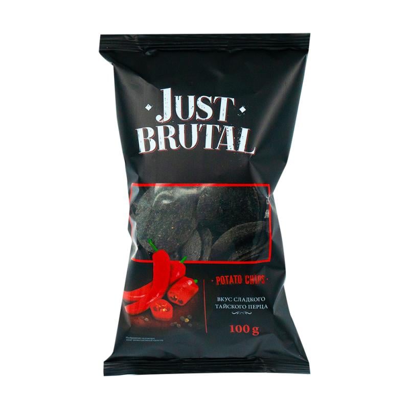 Чипсы картофельные, Just Brutal, 100 г, в ассортименте