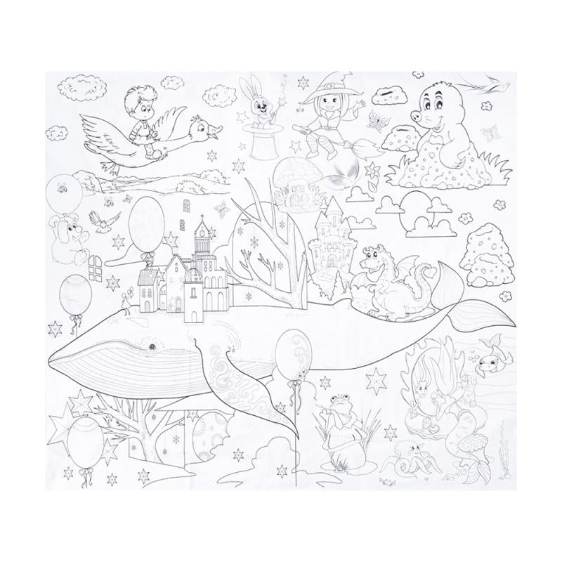 Скатерть "Разукрашка", Kid's Fantasy, 110х120 см, в ассортименте