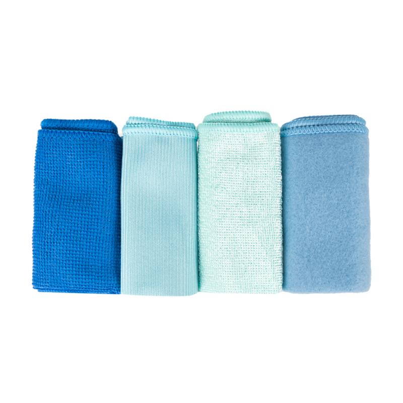 Тряпки для уборки Bon Home, 30x20 см, 4 шт., в ассортименте