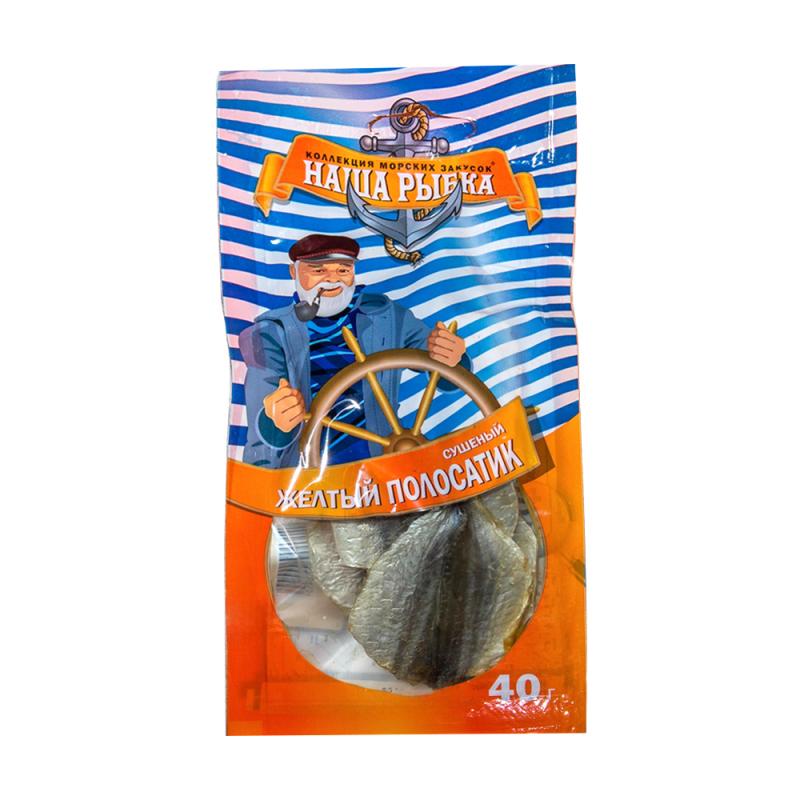 Жёлтый полосатик, Наша рыбка, 40 г