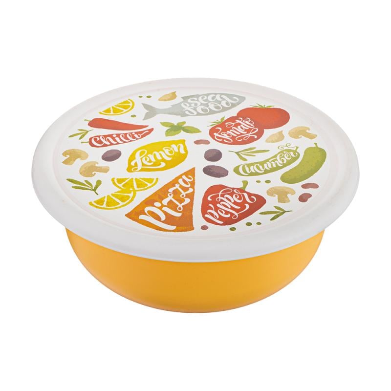 Миска с крышкой, 3,2 л, в ассортименте