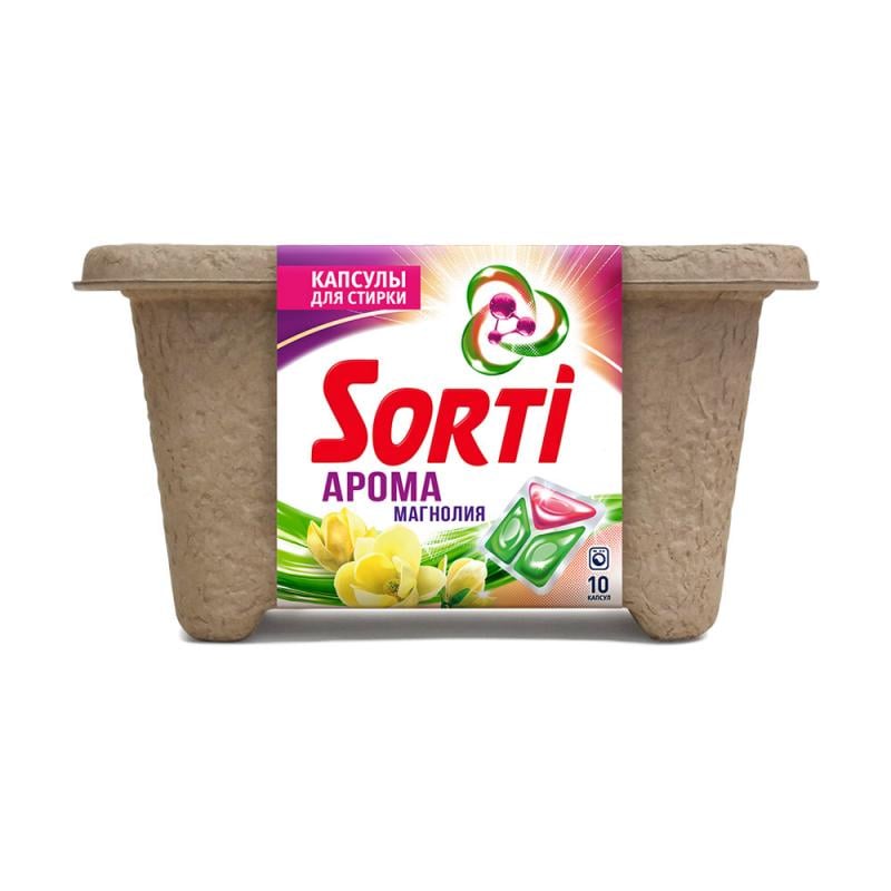 Капсулы для стирки, Sorti, 10 шт., в ассортименте