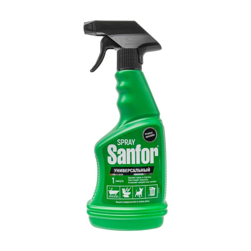 Универсальное чистящее средство "Spray", Sanfor, 480 мл, в ассортименте