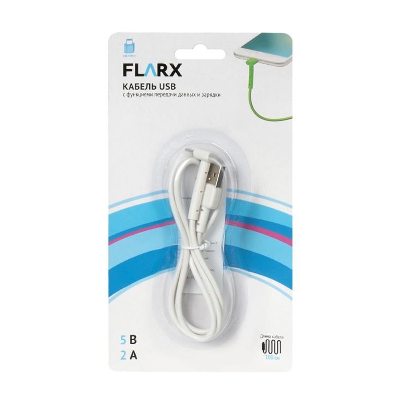 Кабель USB, FLARX, 100 см, в ассортименте