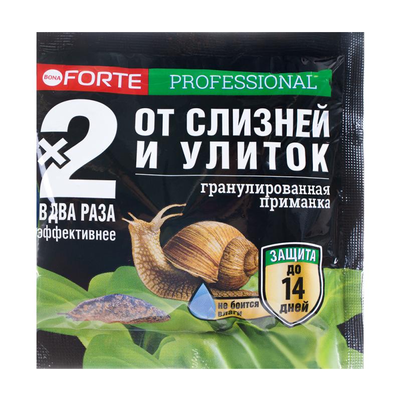Приманка гранулированная от слизней и улиток, BONA FORTE, 50 г