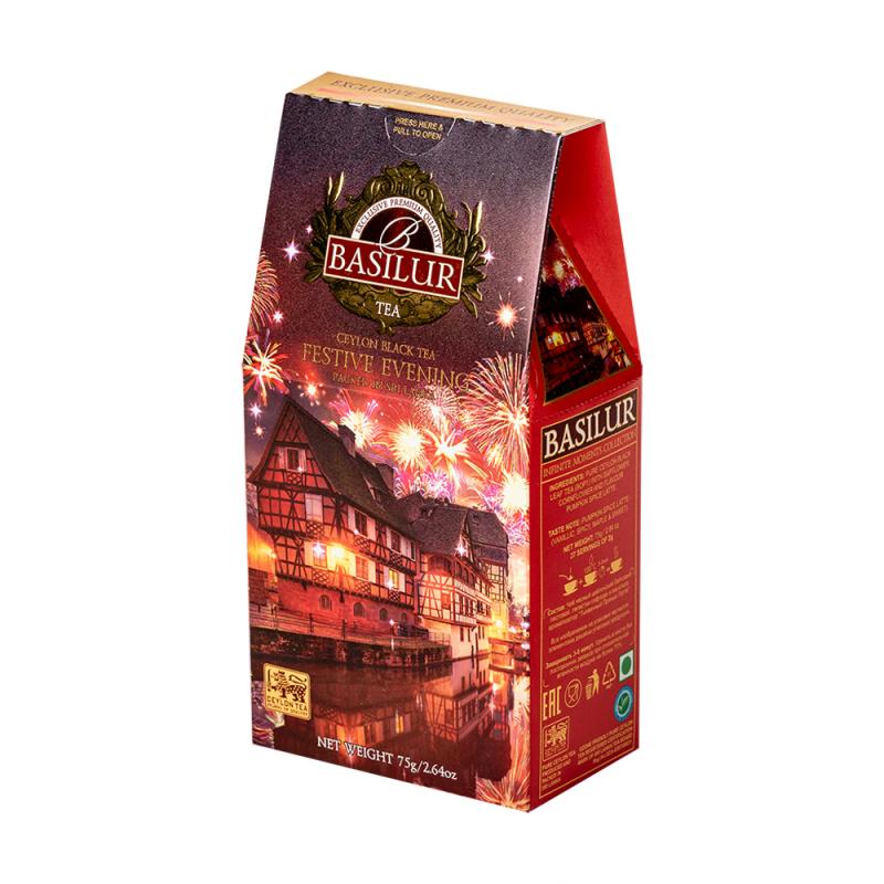 Черный чай Basilur Infinite Moments Winter Stars, 75 г