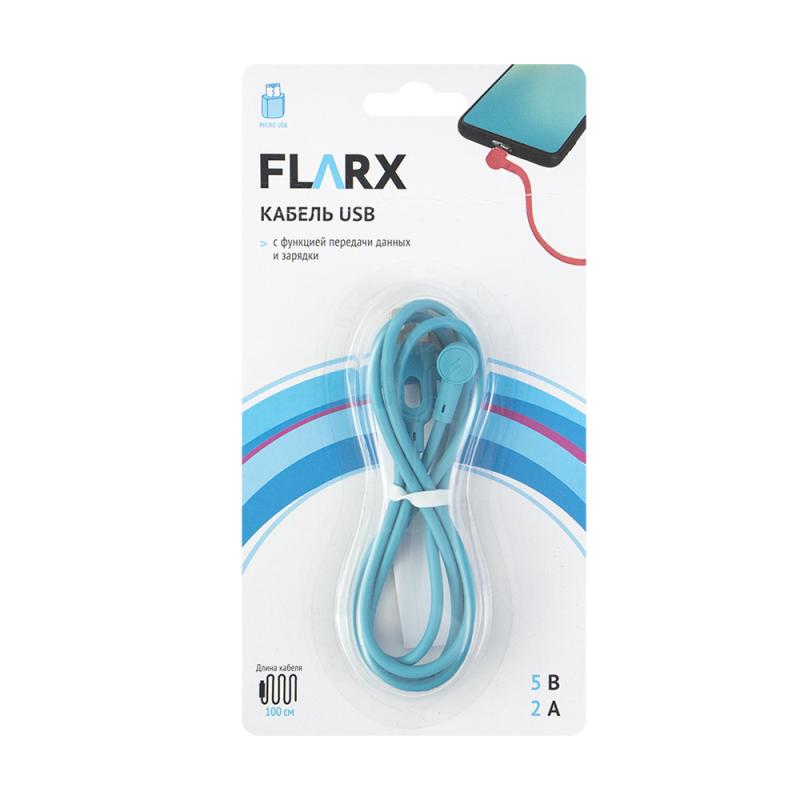 Кабель USB, FLARX, 100 см, в ассортименте