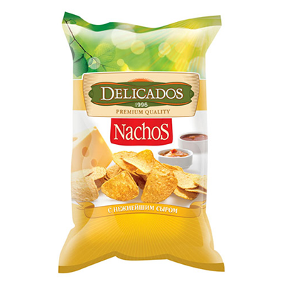 Кукурузные чипсы "Delicados", 60 г, 2 шт