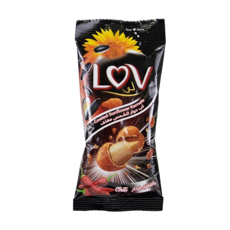 Семечки подсолн LOV c острым чили, 22 г