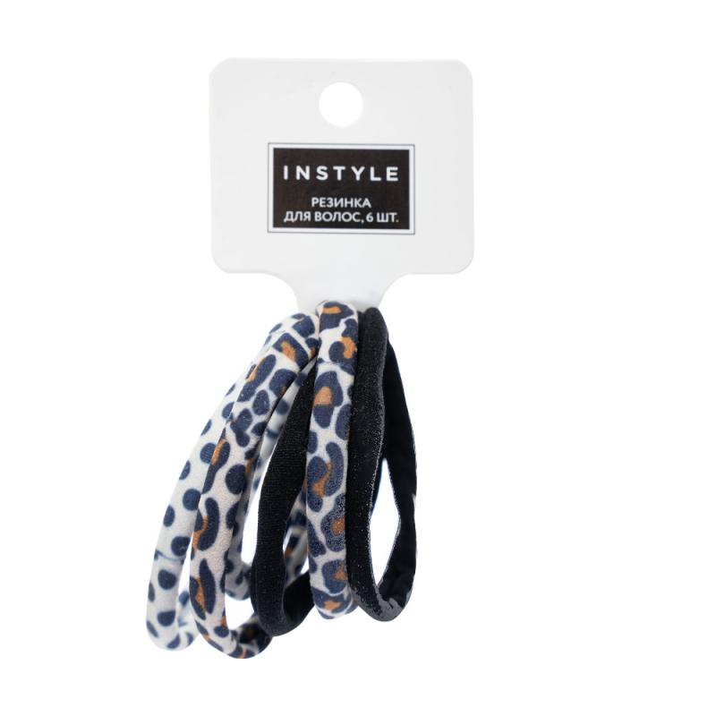 Резинка для волос, InStyle, 6 шт., в ассортименте