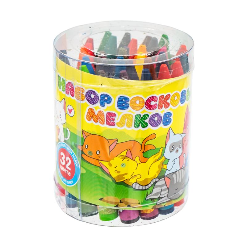 Набор восковых мелков, Kid's Fantasy, 32 шт., в ассортименте