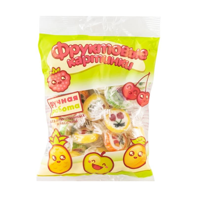 Карамель "Фруктовые картинки", 100 г