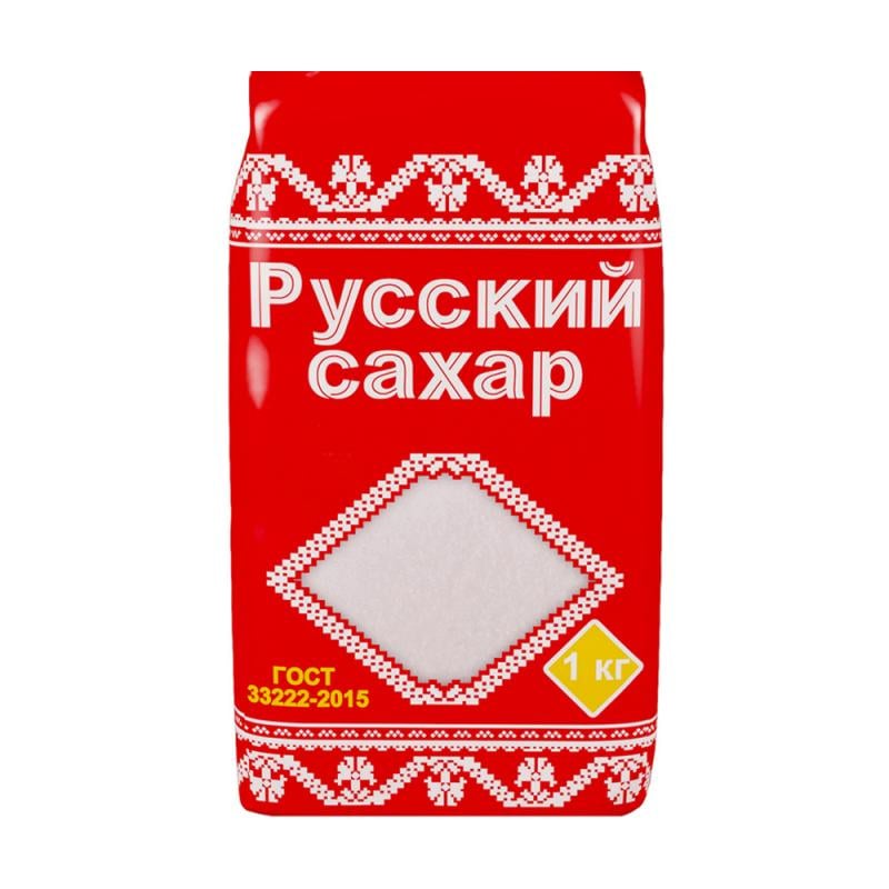 Сахар белый кристаллический, «Русский сахар», 1 кг