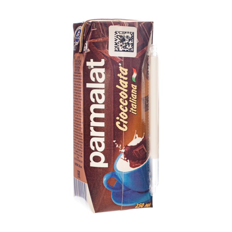 Молочно-шоколадный коктейль, Parmalat, 1,9%, 250 мл