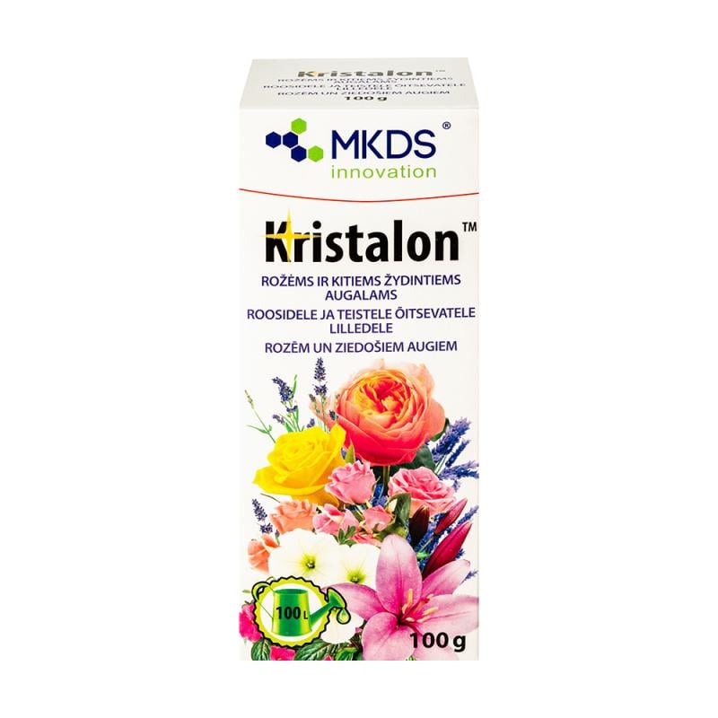 Для роз и цветущих растений Kristalon, MKDS innovation, 100 г
