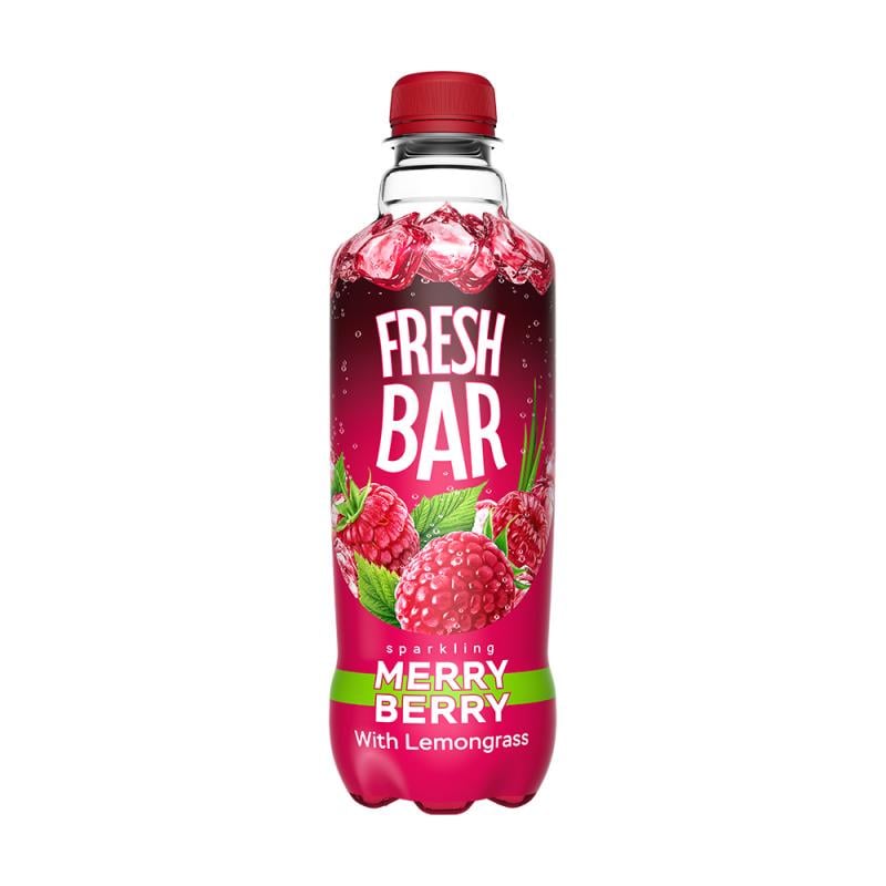 Напиток газированный "Merry Berry", Fresh Bar, безалкогольный, 0,48 л