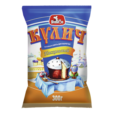 Смесь для выпечки "Кулич пасхальный", Preston, 300 г