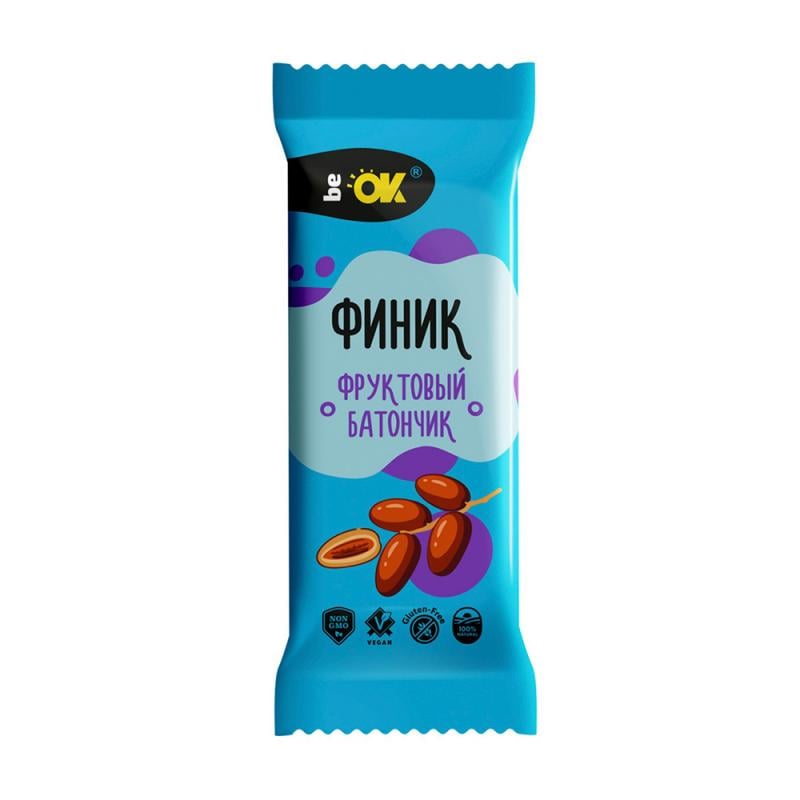 Батончик фруктовый "Финик", Be Ok, 30 г