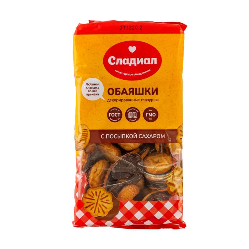 Печенье сахарное "Обаяшки", Сладиал, 420 г