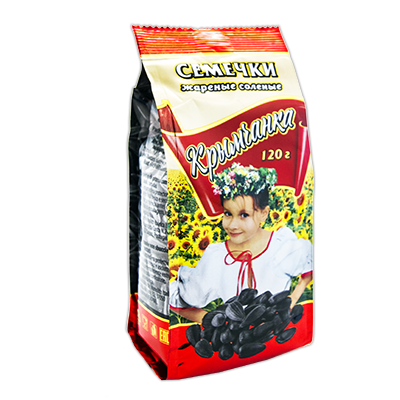 Семечки жареные соленые "Крымчанка", 120 г
