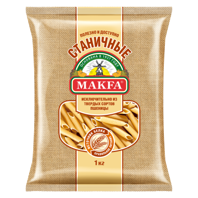 Макароны-перья "MAKFA" Станичные, 1 кг