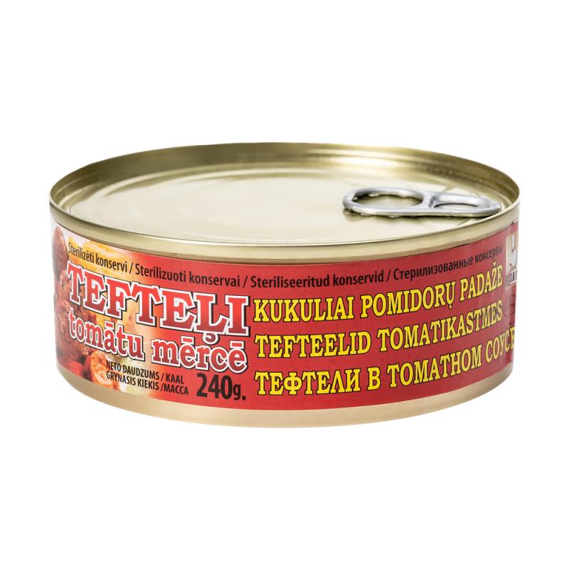 Тефтели мясные в томатном соусе, 240 г