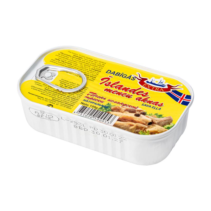 Печень исландской трески, 120 г