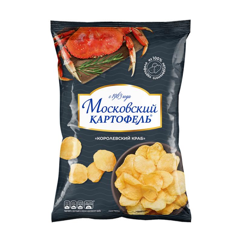 Чипсы, Московский картофель, 60 г, в ассортименте