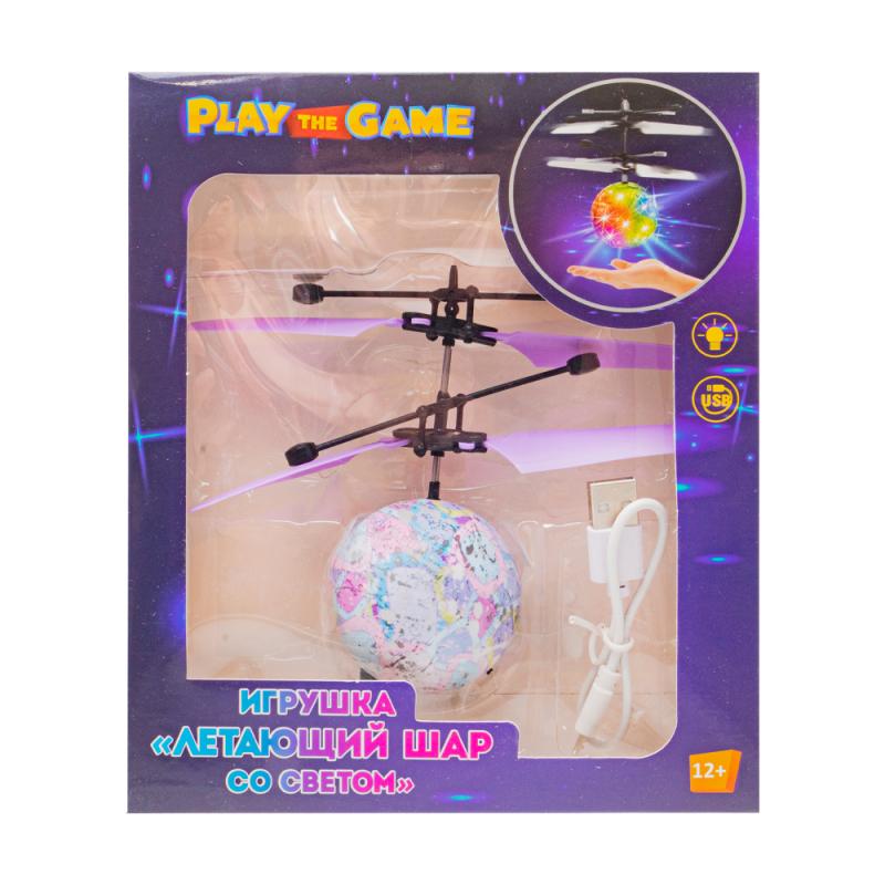 Игрушка "Летающий шар со светом", Play the Game, в ассортименте