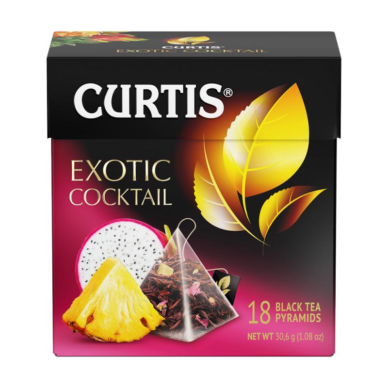 Чай чёрный "Exotic Cocktail", Curtis, 18 пирамидок