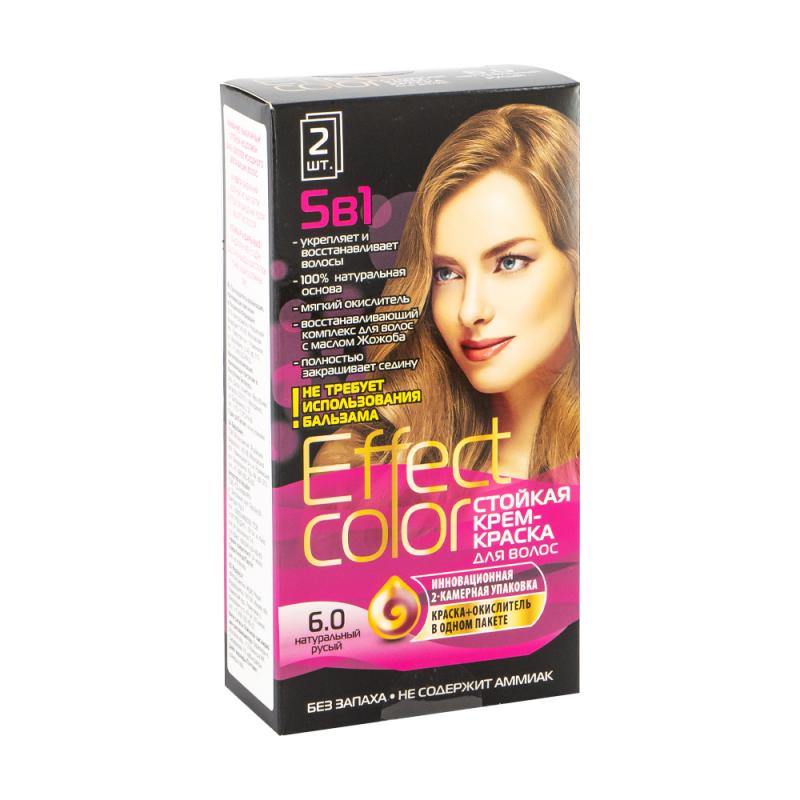 Стойкая крем-краска для волос 5 в 1 "Effect color", 100 мл, в ассортименте