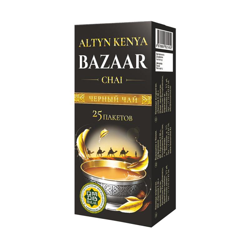 Чёрный чай "Altyn Kenya", Bazaar Chai, 25 пакетиков