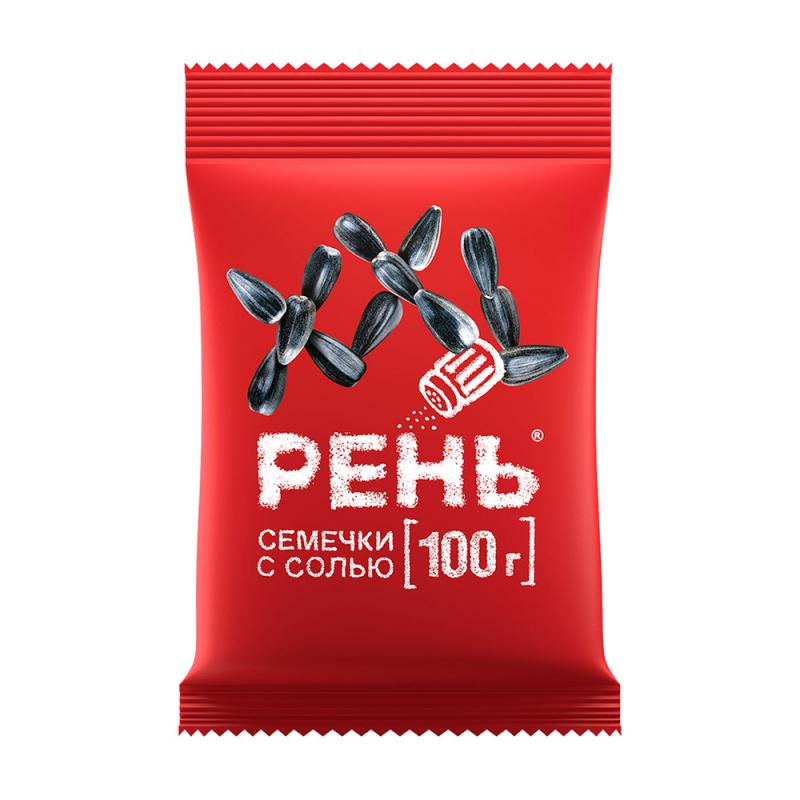 Семечки с солью, Рень, жареные, 100 г