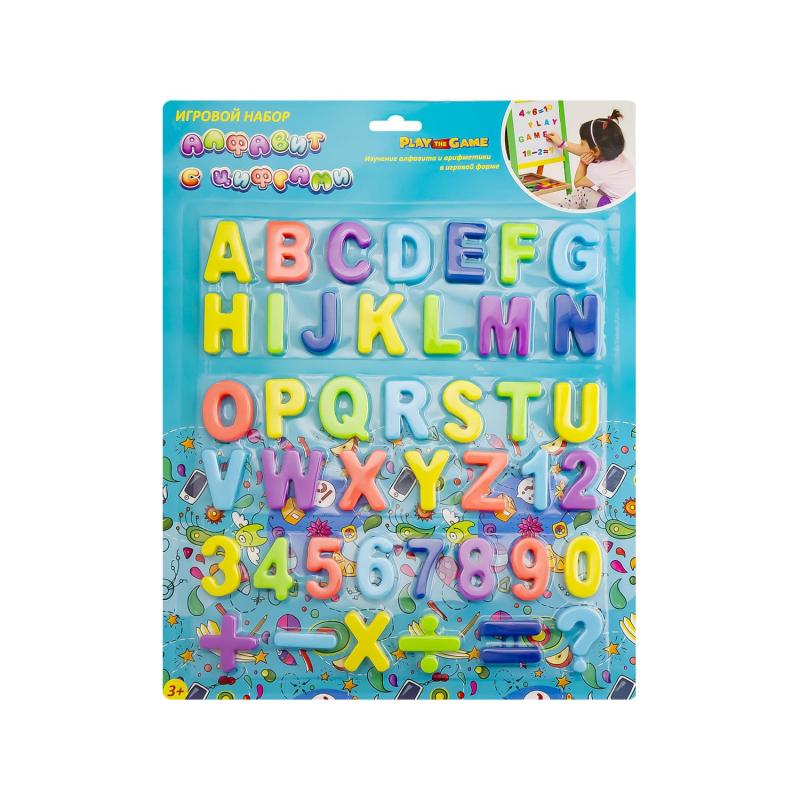 Игровой набор "Алфавит с Цифрами", Play the Game, в ассортименте