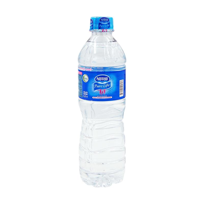 Вода негазированная "Pure Life", Nestle, 0,5 л