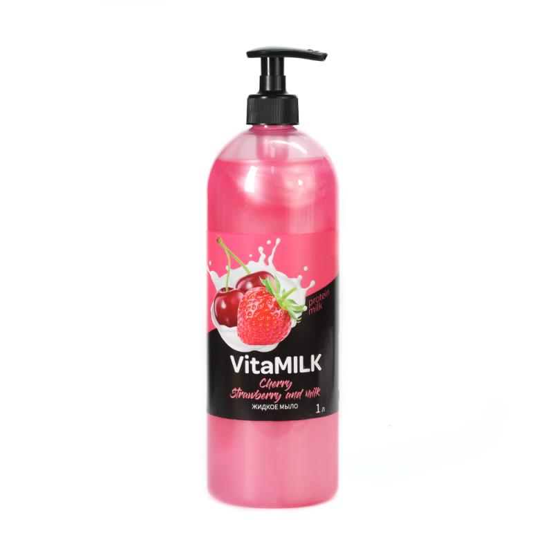 Жидкое мыло "Vitamilk", 1000 мл, в ассортименте