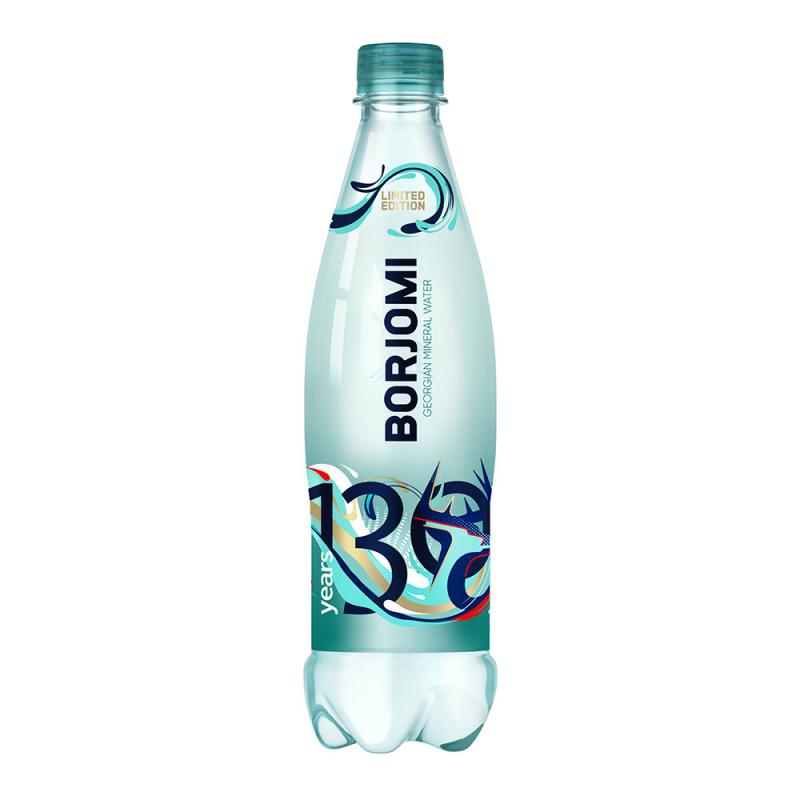 Вода минеральная, Borjomi, газированная, 0,5 л