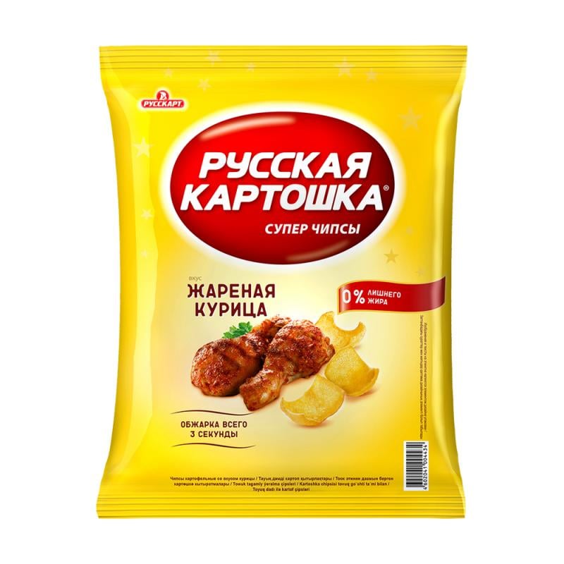 Чипсы, Русская картошка, 120 г, в ассортименте