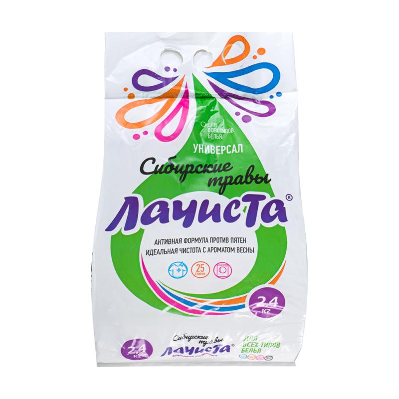 Стиральный порошок, Лачиста, 2,4 кг, в ассортименте
