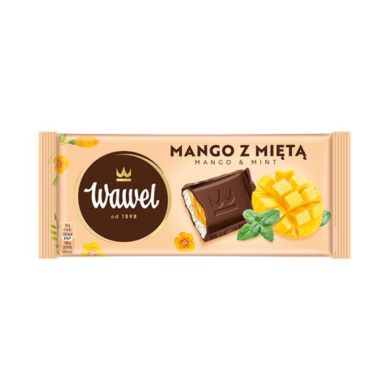Молочный шоколад с манго, Wawel, 100 г