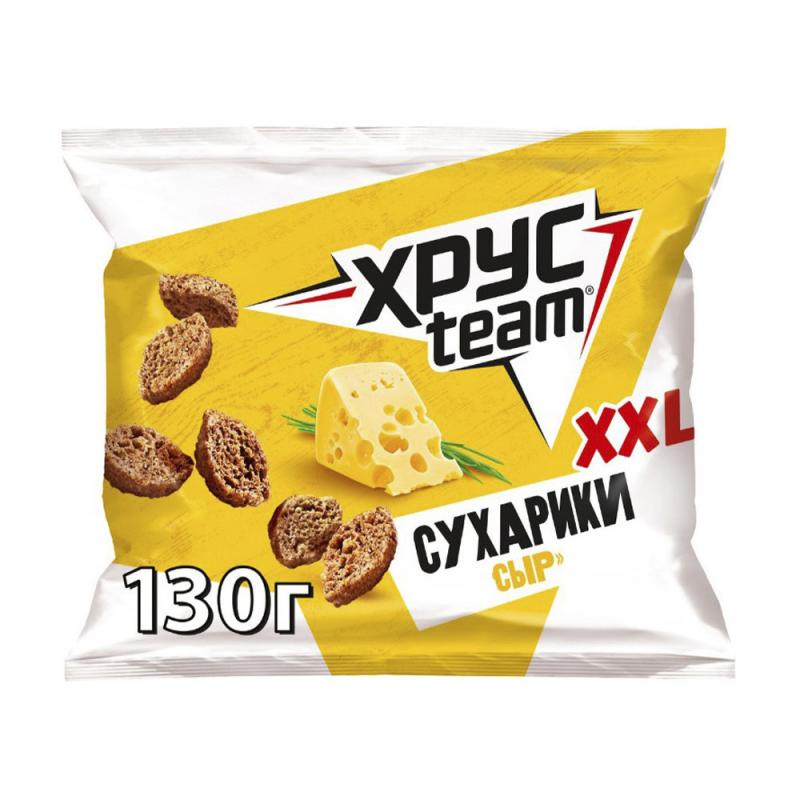 Сухарики, ХрусTeam, 130 г, в ассортименте