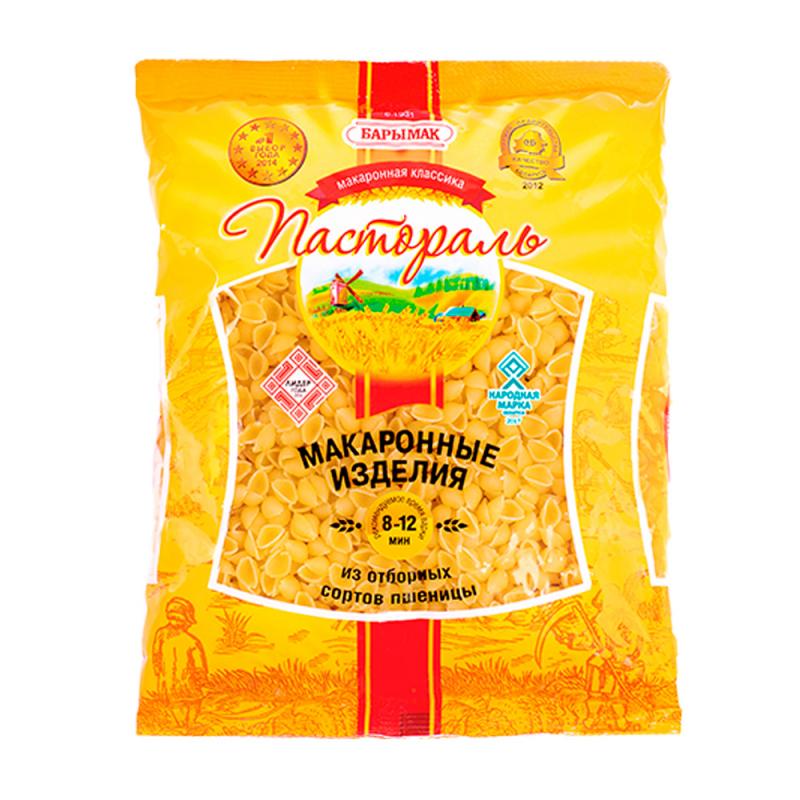 Макаронные изделия "Ракушки", Пастораль, 0,9 кг
