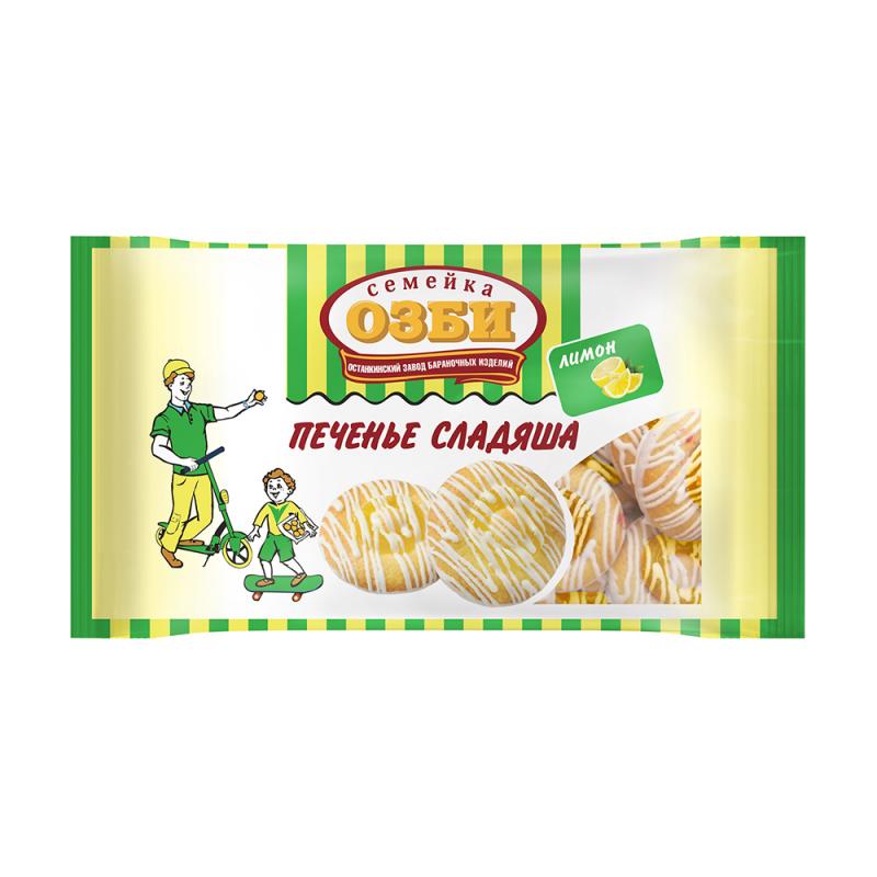Печенье "Сладяша", Семейка ОЗБИ, 180 г, в ассортименте