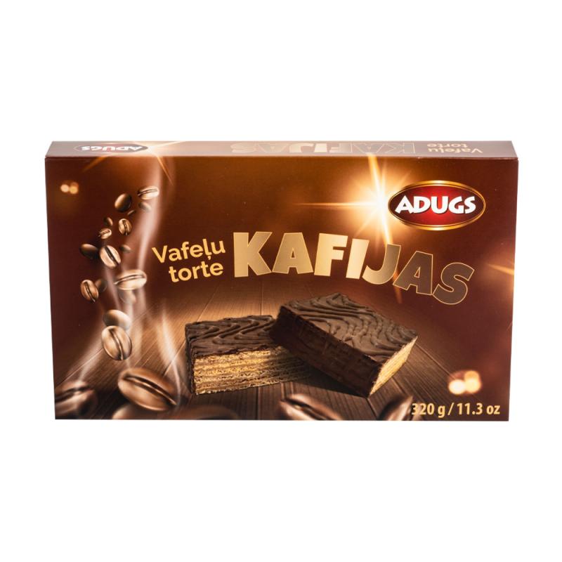 Вафельный торт "Kafijas", ADUGS, 320 г