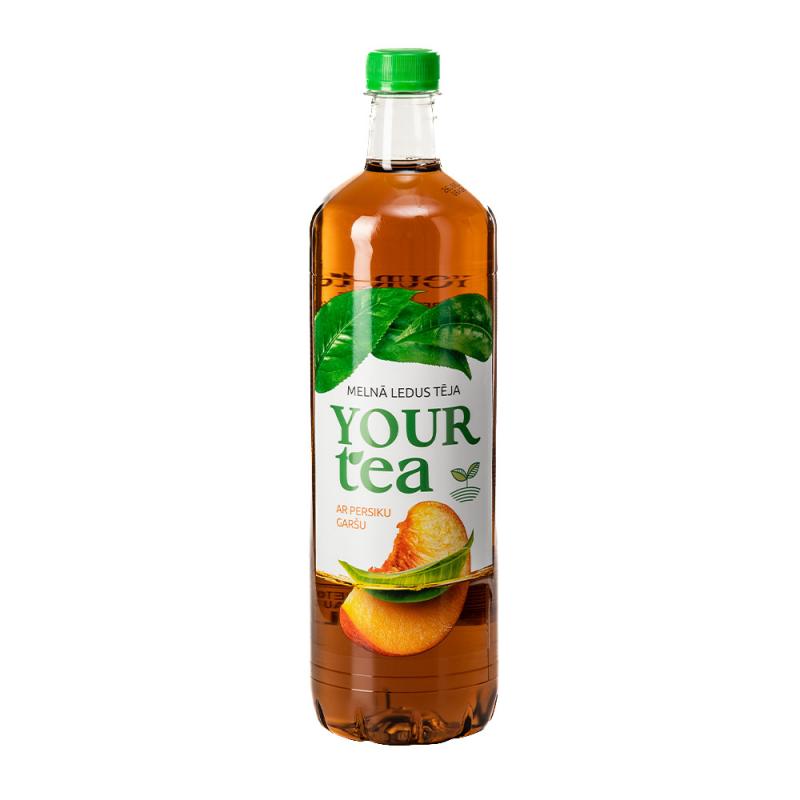 Холодный чёрный чай, Your Tea, персик, 1 л
