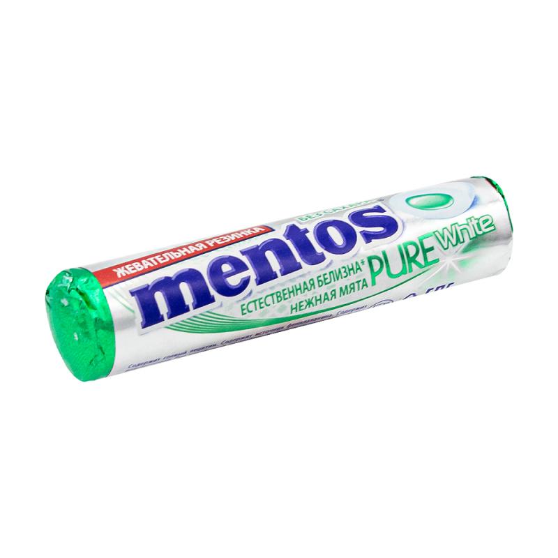Жевательная резинка "Mentos" мята, 16 г