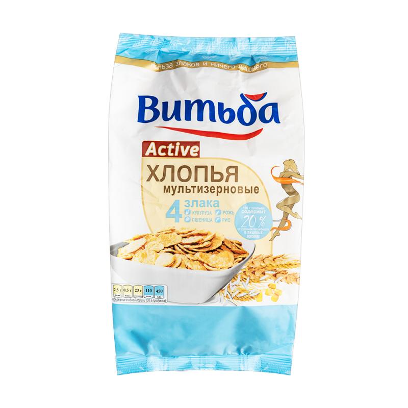 Хлопья мультизерновые "Актив", Витьба, 250 г