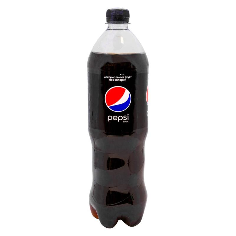 Напиток газированный безалкогольный, Pepsi, без калорий, 1 л